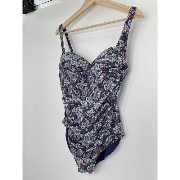 Bond-eye Australia One Piece Bathing Suit US Sz 10 Swimsuit Beach Multi Fit Cup - Picture 4 of 15